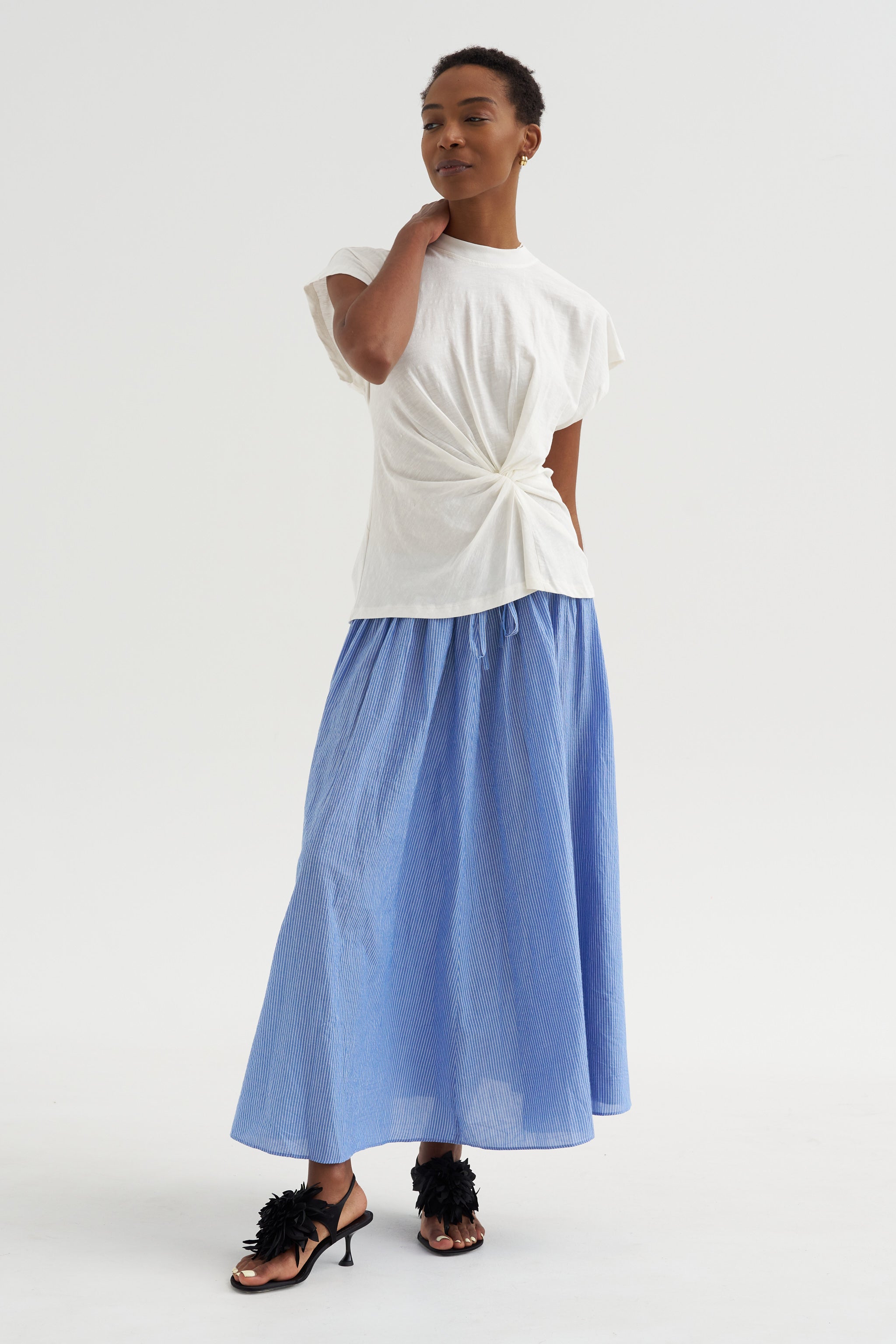 トップス Kordela Twist Shirt Kordela Twist Shirt – THE TOÉ