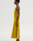 Kasimira - Bias Slip Dress, Goldenrod