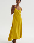 Kasimira - Bias Slip Dress, Goldenrod