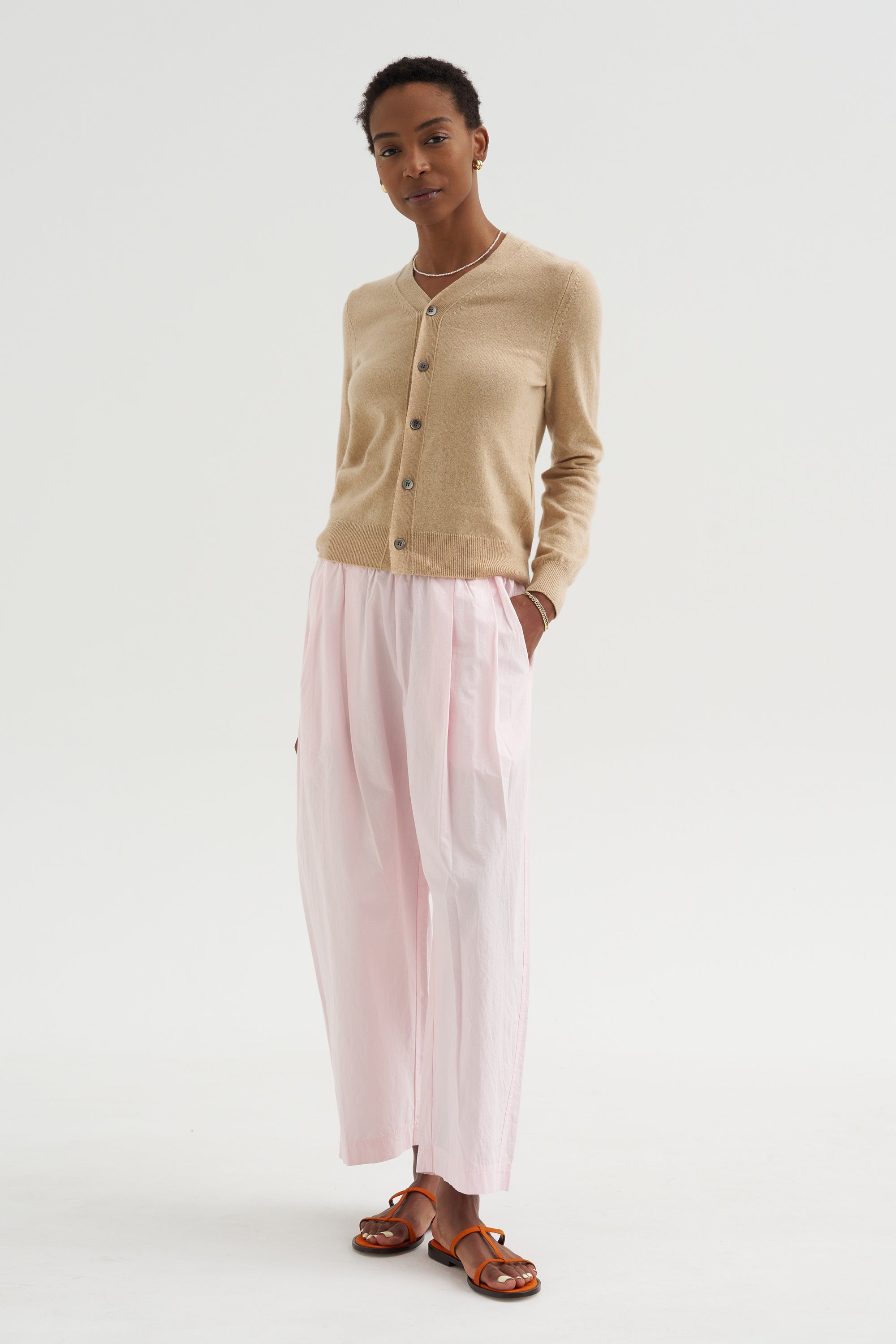 Spa - Pleat Pant, Rosewater