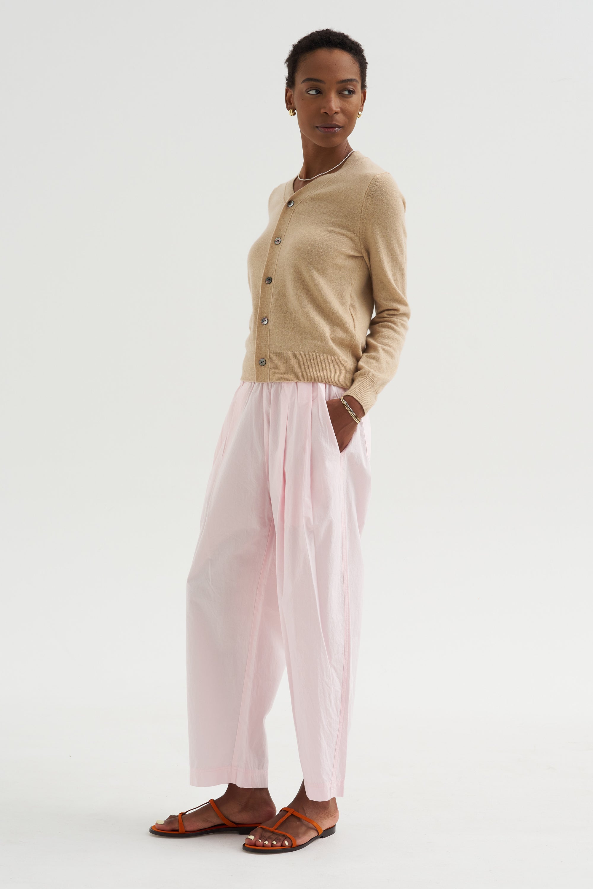 Spa - Pleat Pant, Rosewater