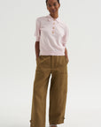 Juna - Mid-Rise Relaxed Cargo Pant, Tobacco