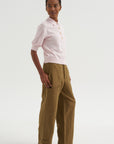 Juna - Mid-Rise Relaxed Cargo Pant, Tobacco