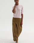 Juna - Mid-Rise Relaxed Cargo Pant, Tobacco