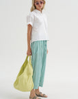 Everyday Pull-on Pant, Yarn Dye Stripe Green