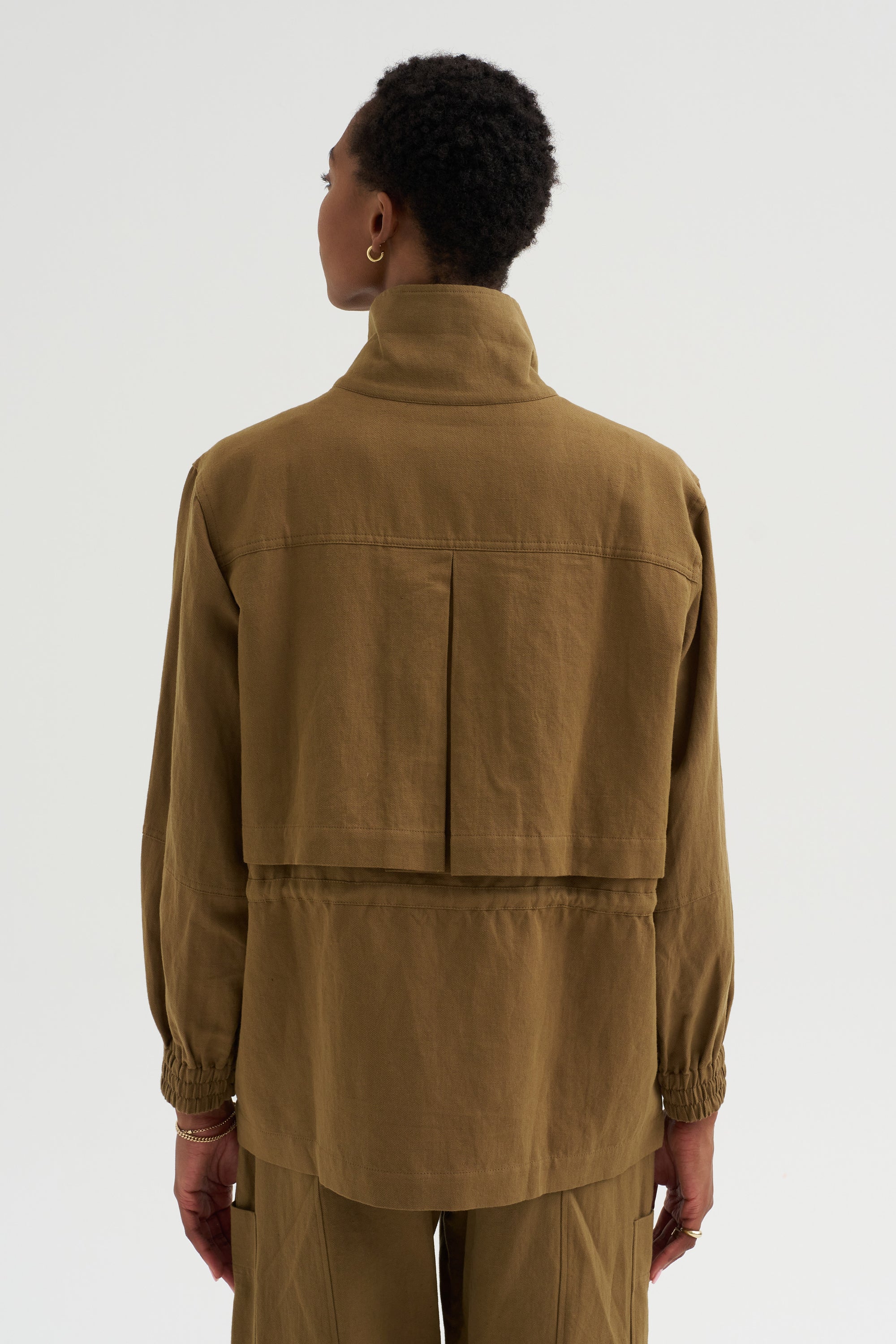 Selva - Long Jacket, Tobacco