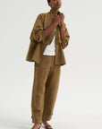 Selva - Long Jacket, Tobacco