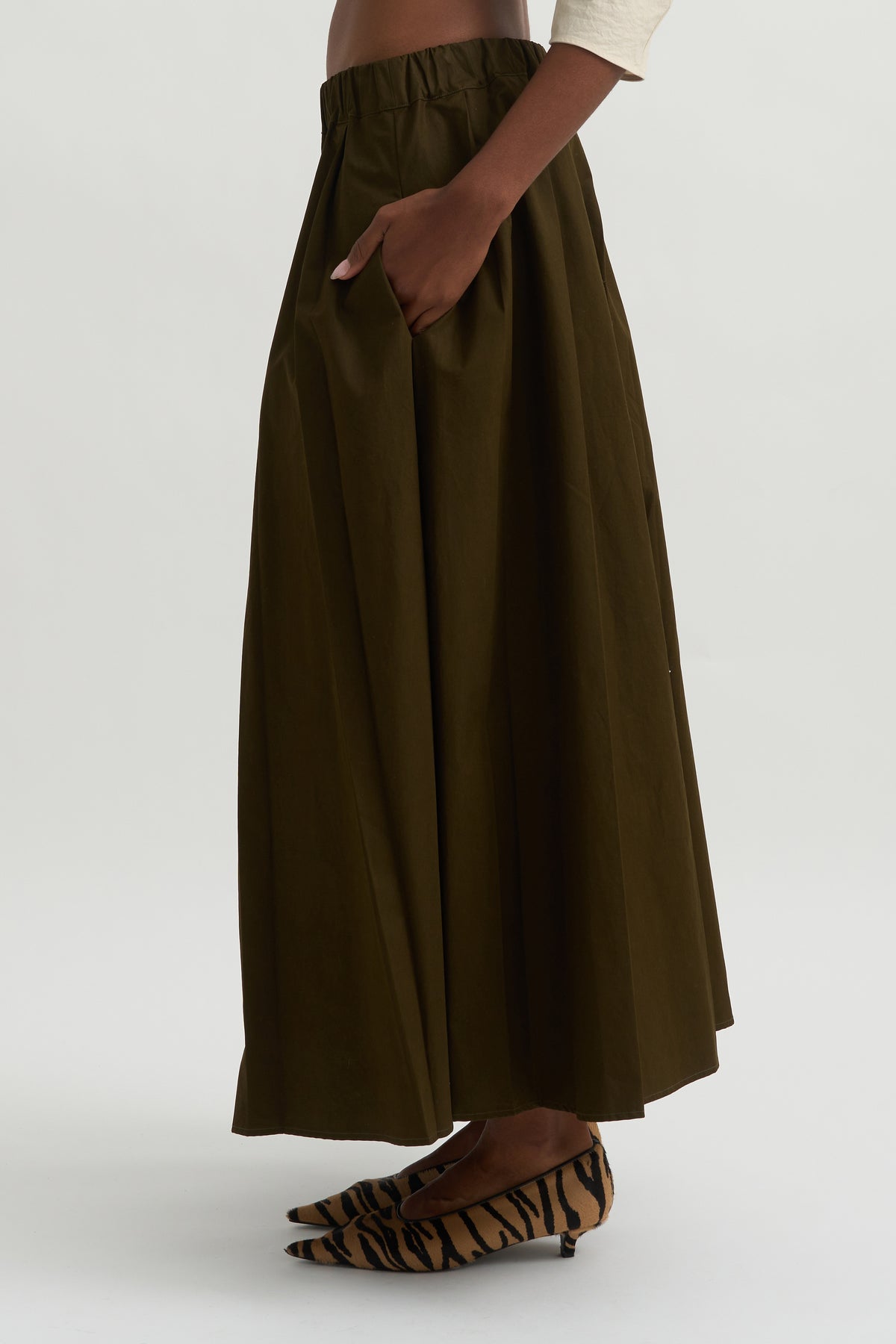 Pleated Skirt, Military