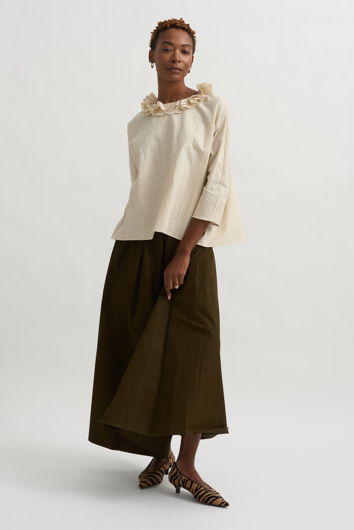 Pleated Skirt, Military