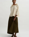 Pleated Skirt, Military