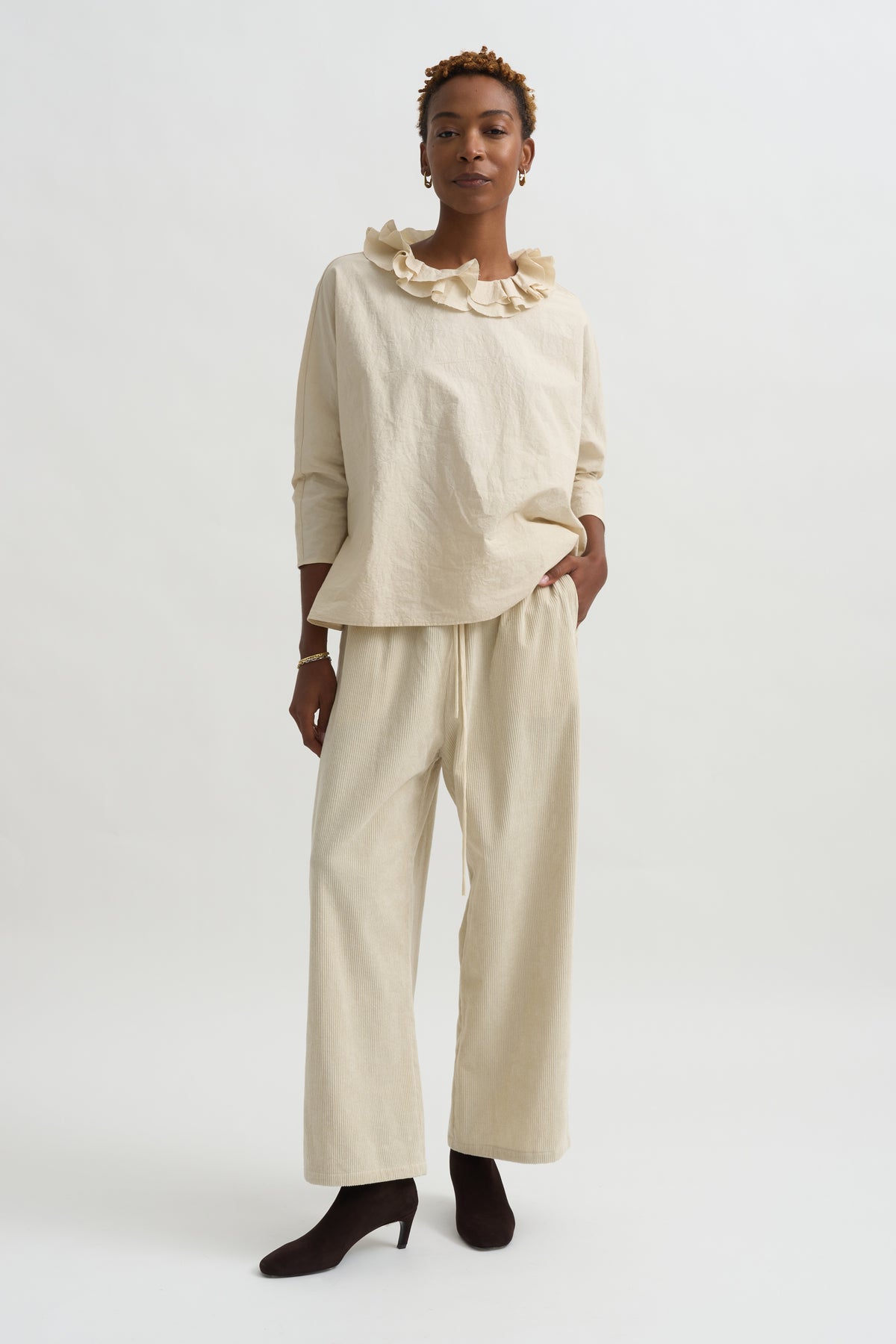 Corduroy Pants, Milk