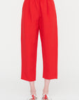 Elastic Waist Pants, Pomegranate
