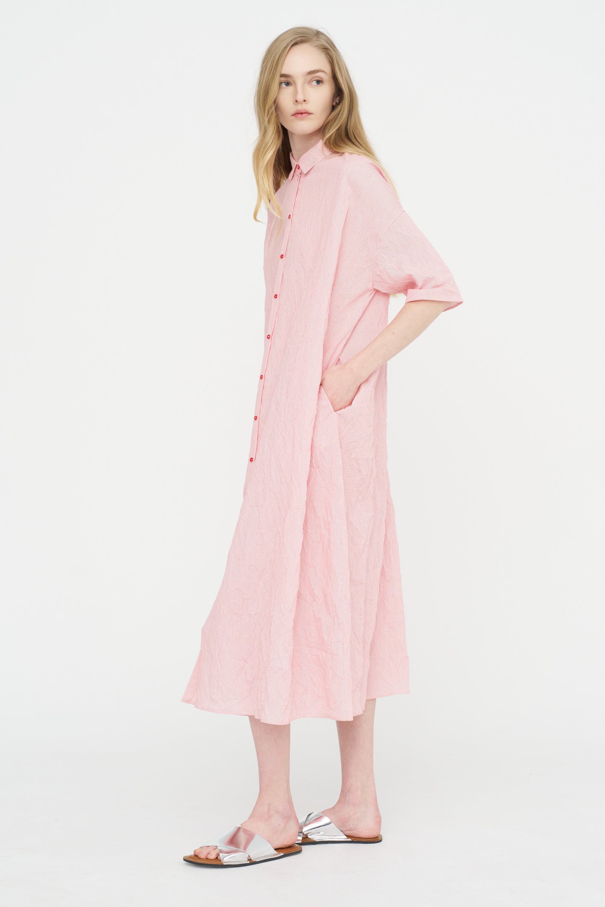 Oversized Dress, Tomato