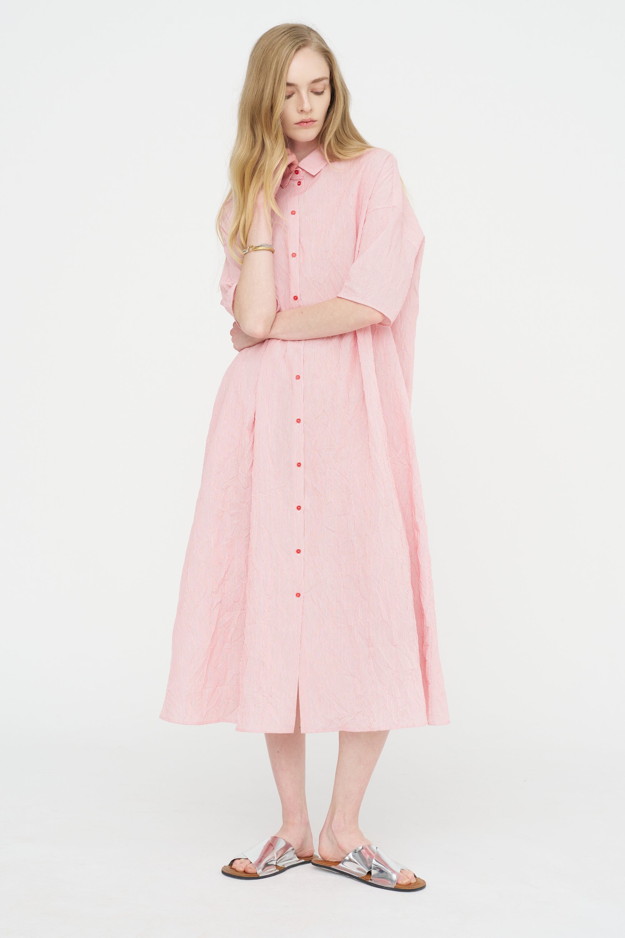 Oversized Dress, Tomato