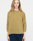 Ruffled Shirt, Olive