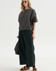 Shirt Cotton & Linen, Bottle Green