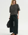 Shirt Cotton & Linen, Bottle Green