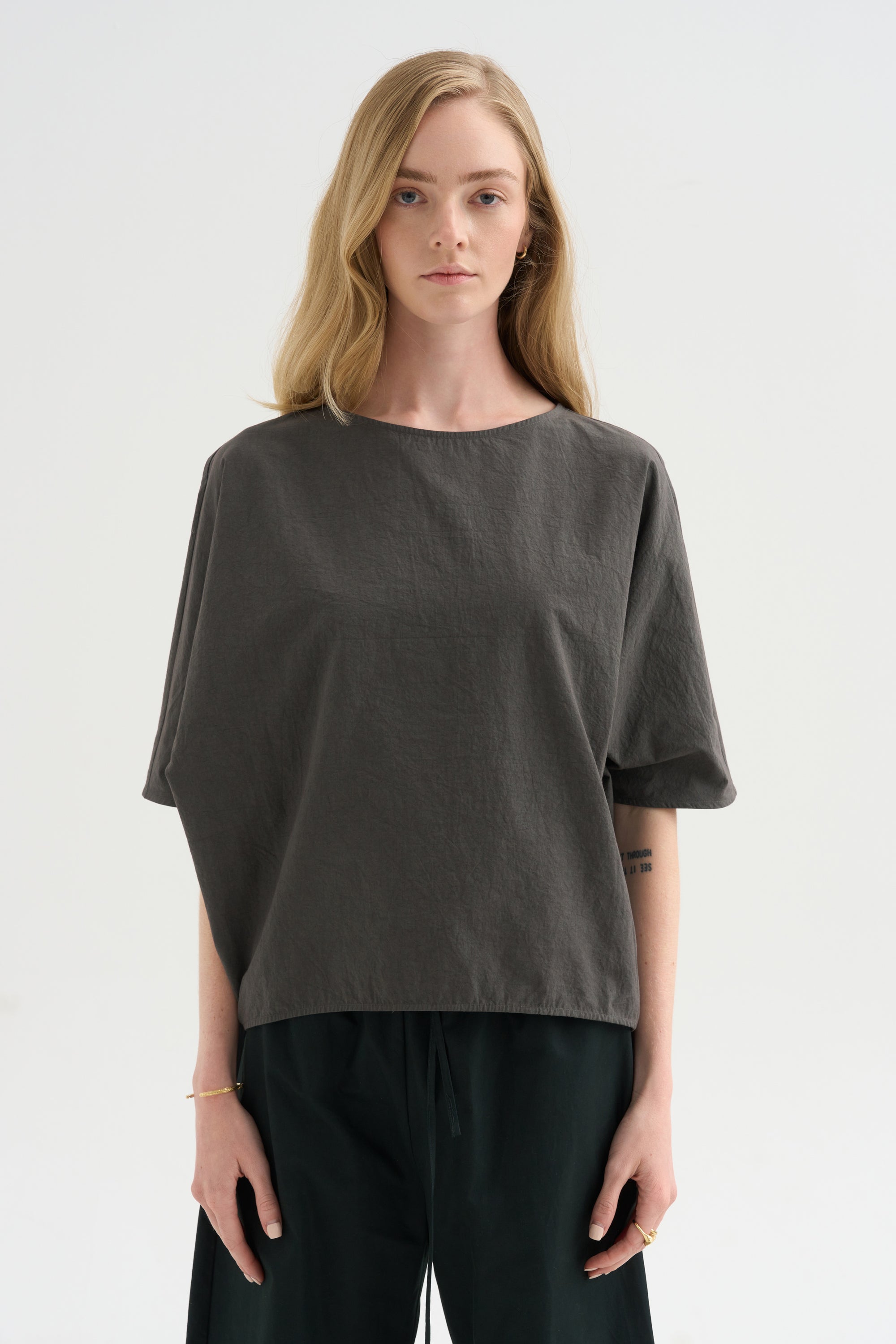 Shirt Cotton &amp; Linen, Bottle Green