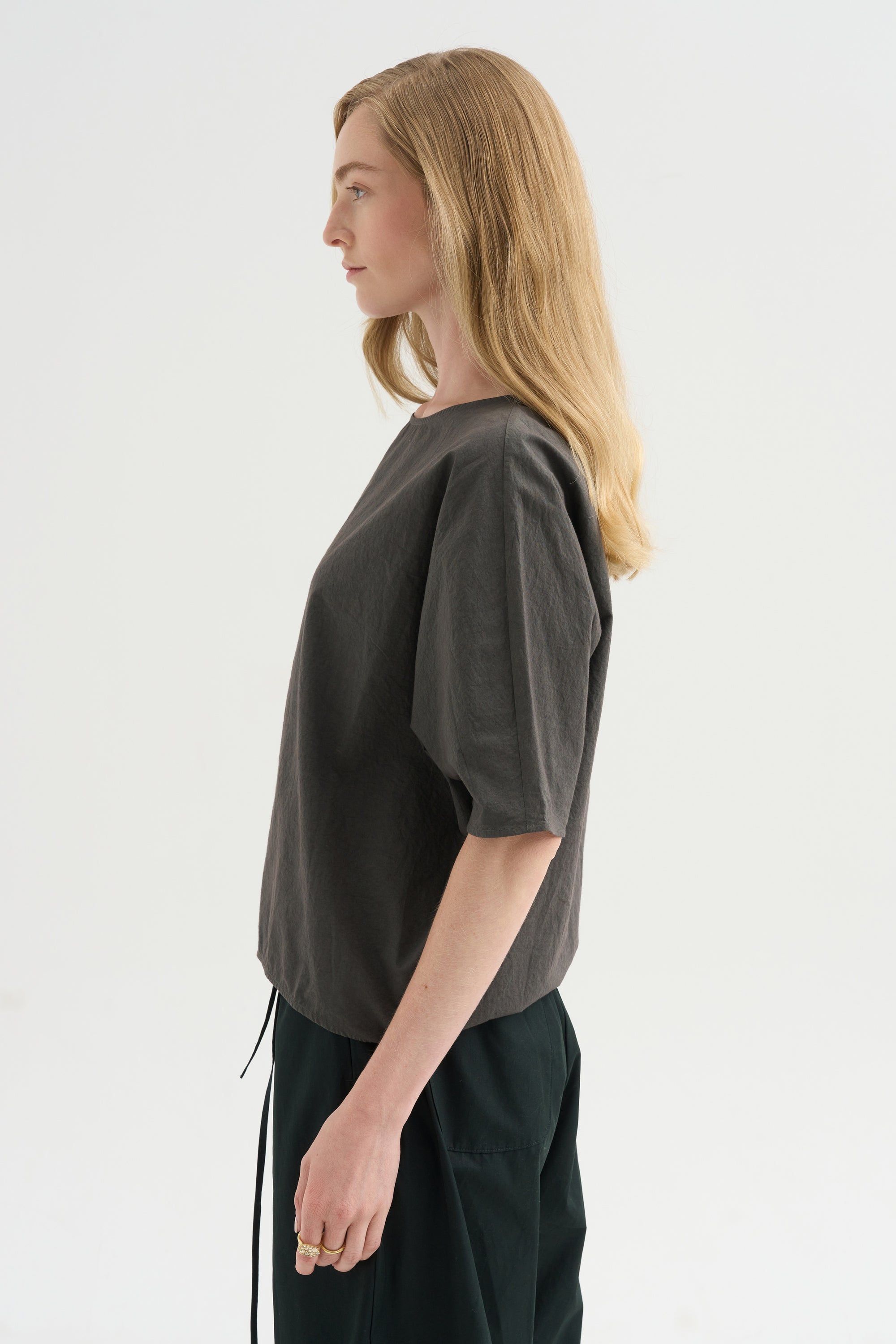 Shirt Cotton &amp; Linen, Bottle Green