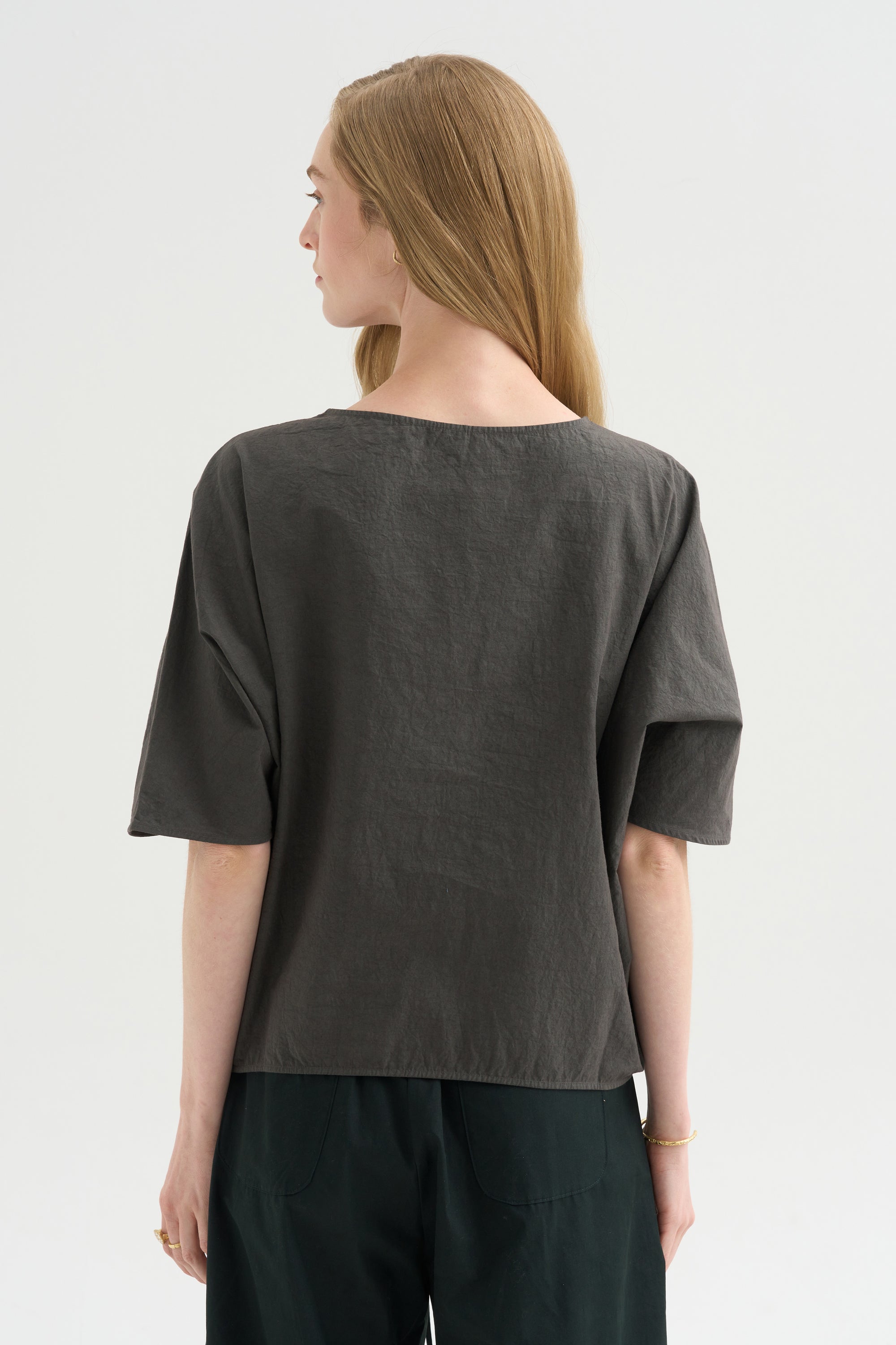 Shirt Cotton &amp; Linen, Bottle Green