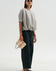 Shirt Printed Cotton, Black Net