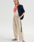 Tech Poplin Trousers, Cappucino