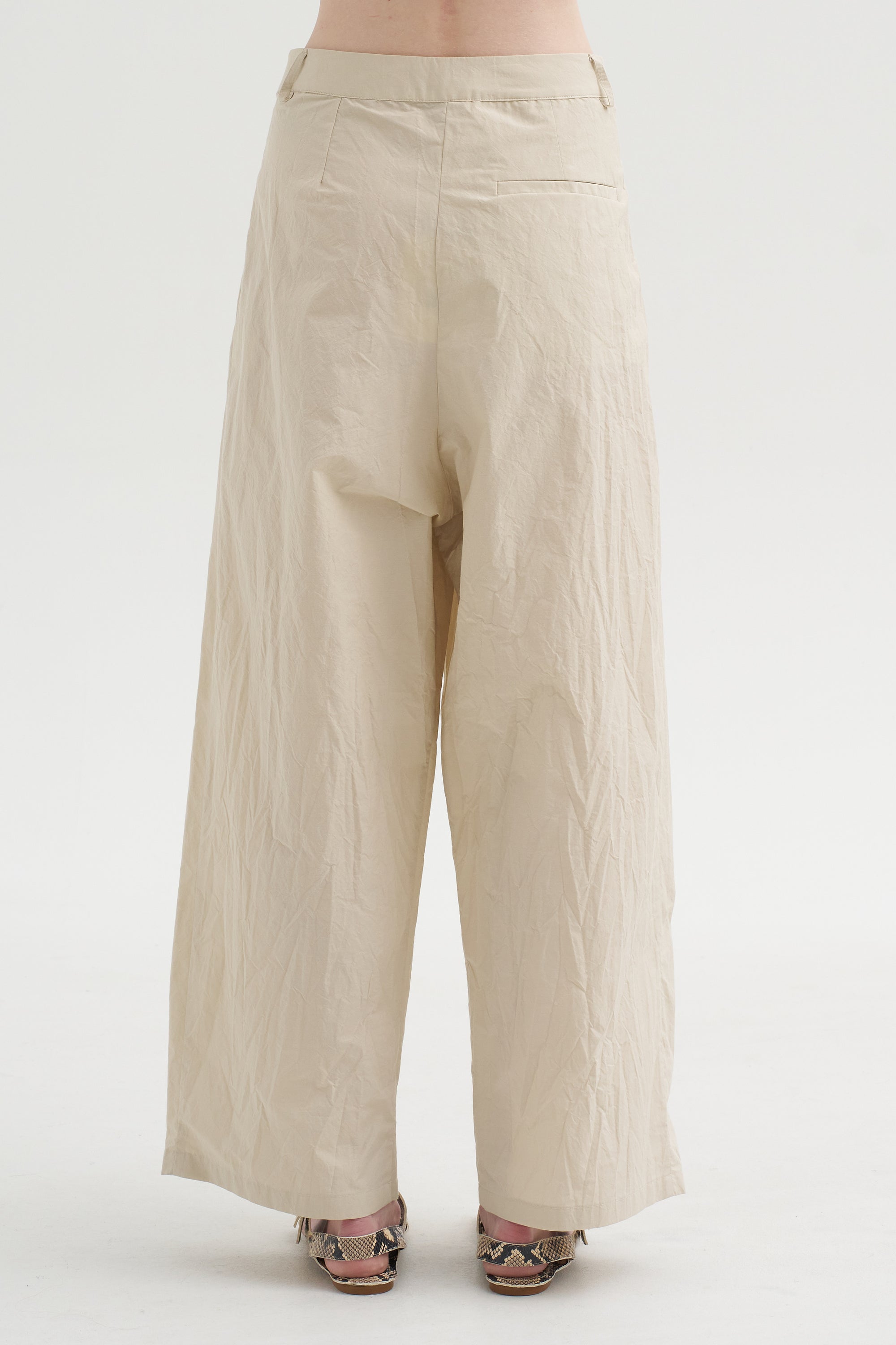 Tech Poplin Trousers, Cappucino
