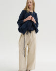 Crinkle Poplin Jacket, Abyss