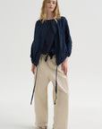 Crinkle Poplin Jacket, Abyss