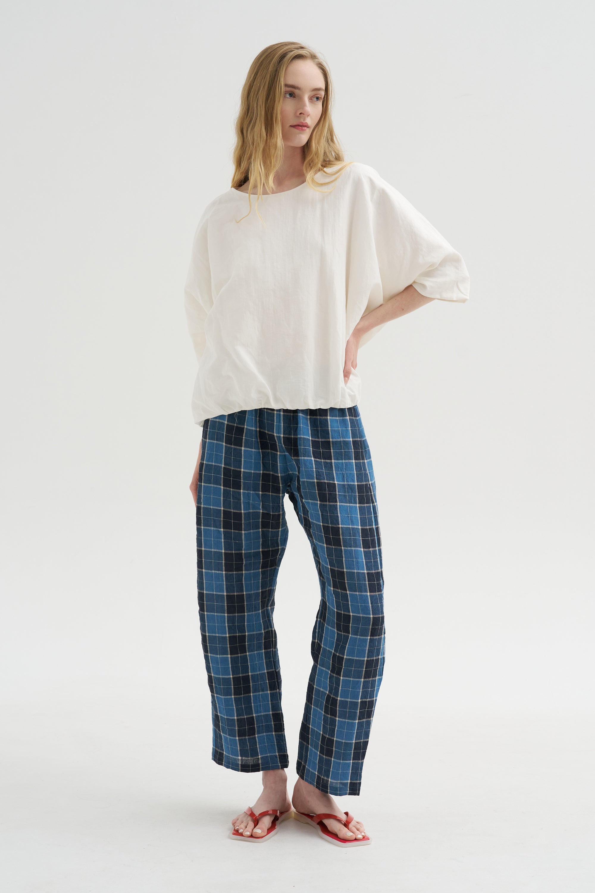 Rolled Sleeve Shirt, Meringue