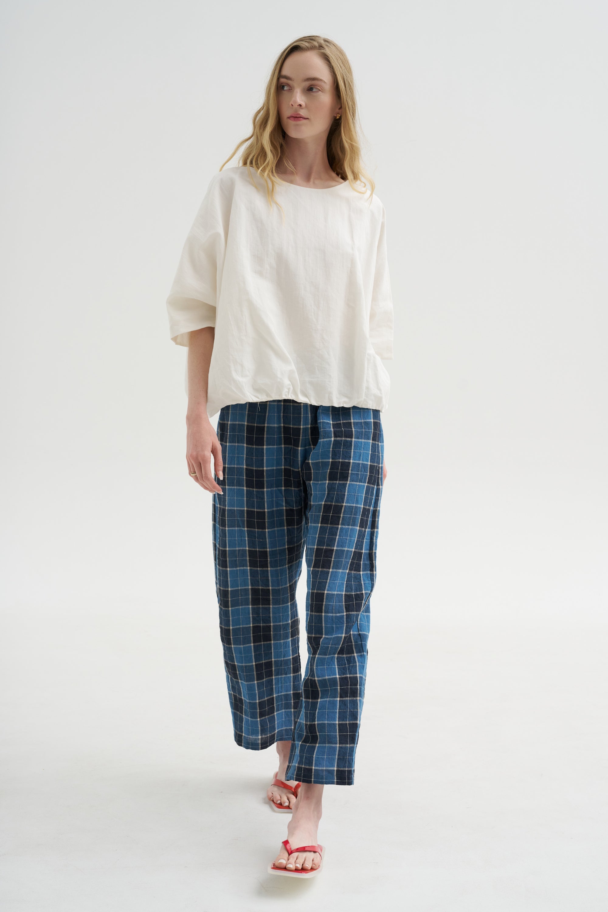 Rolled Sleeve Shirt, Meringue