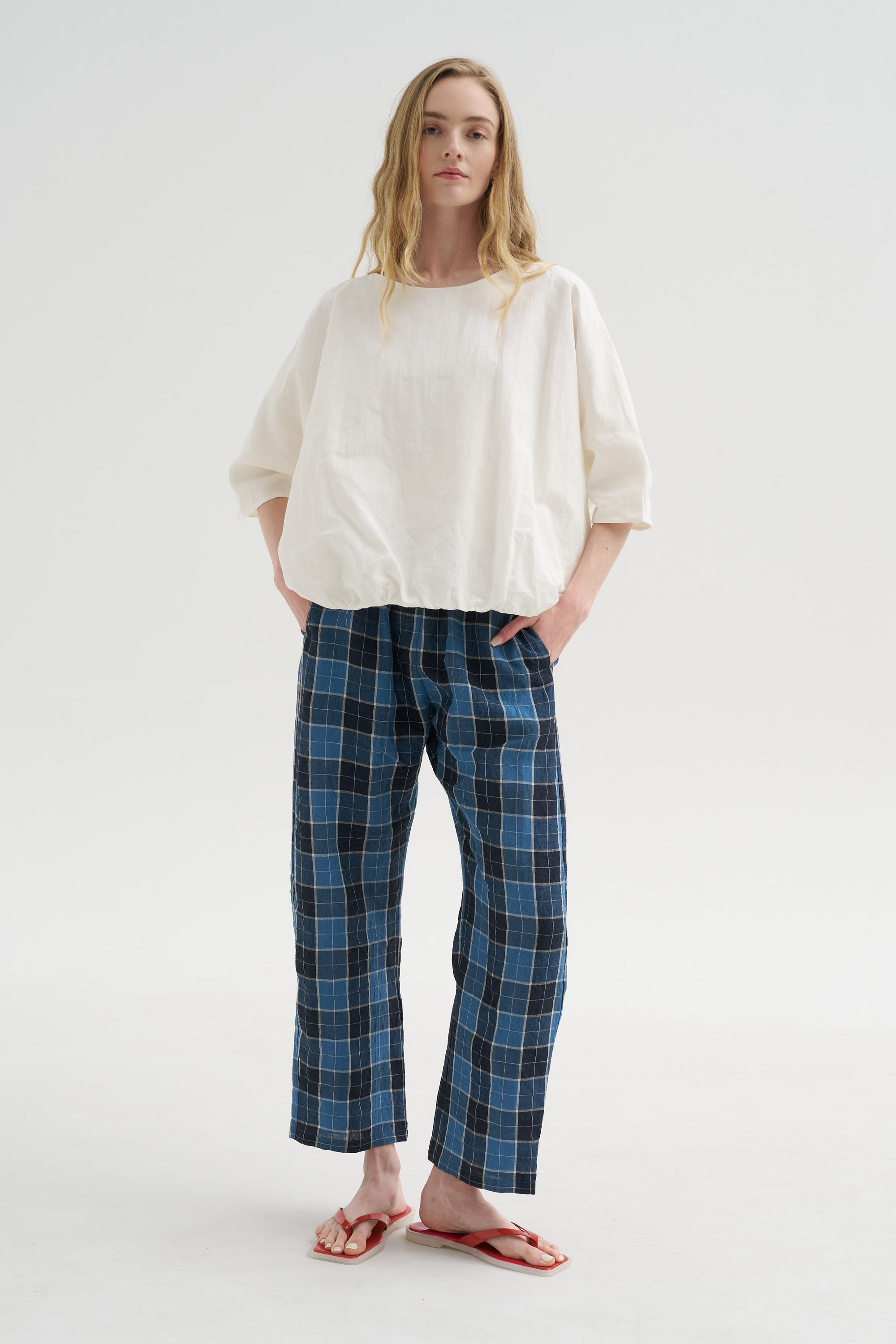 Rolled Sleeve Shirt, Meringue