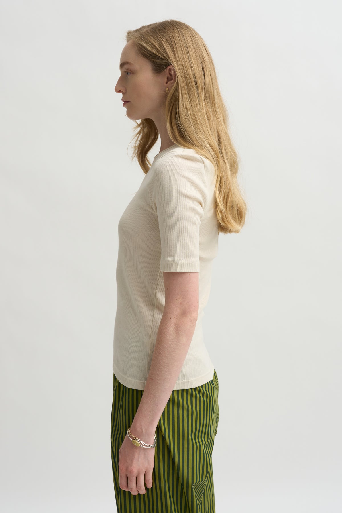 Bergen Short Sleeve Tee, Chalk