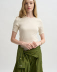 Bergen Short Sleeve Tee, Chalk