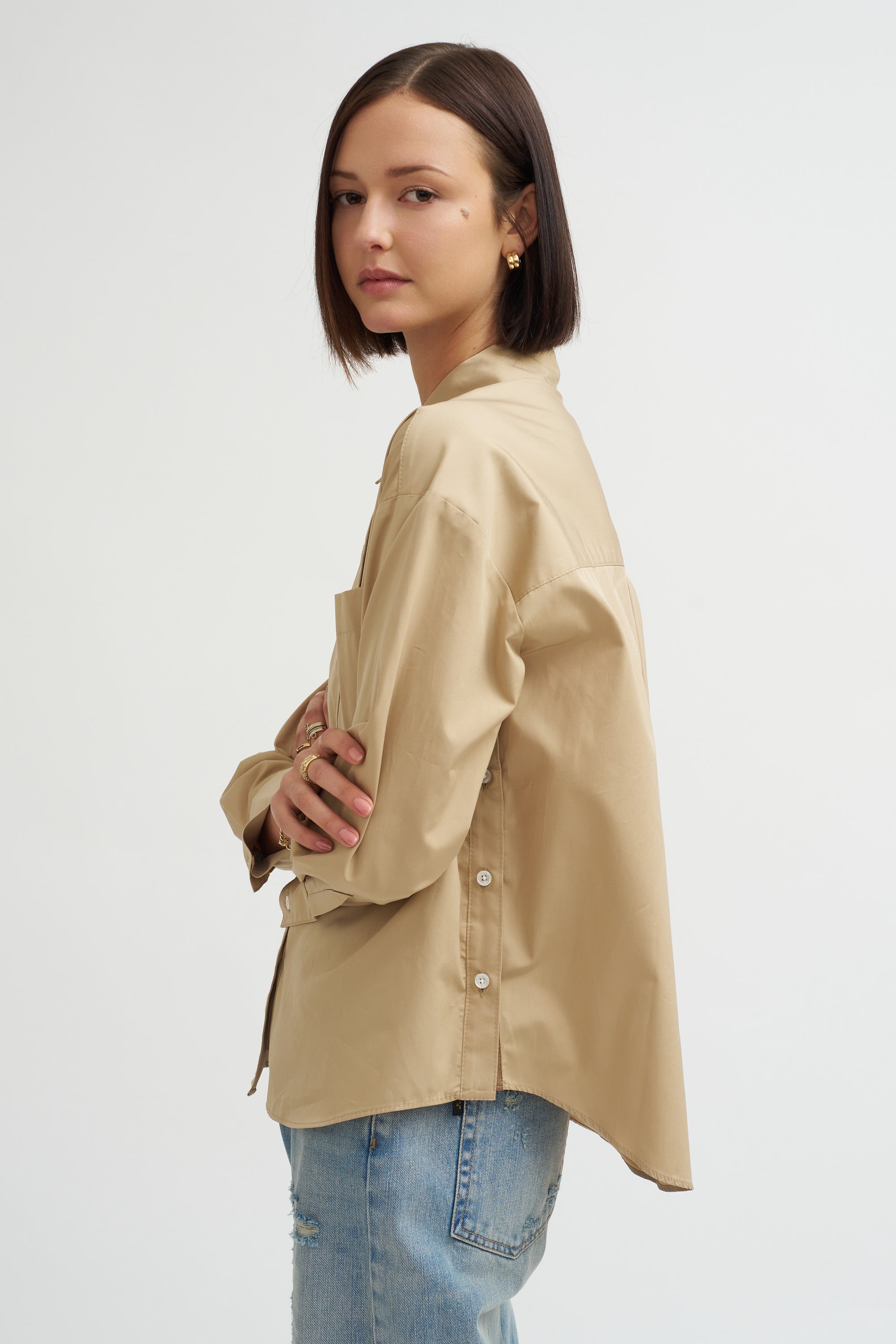 Watts - Side Button Shirt