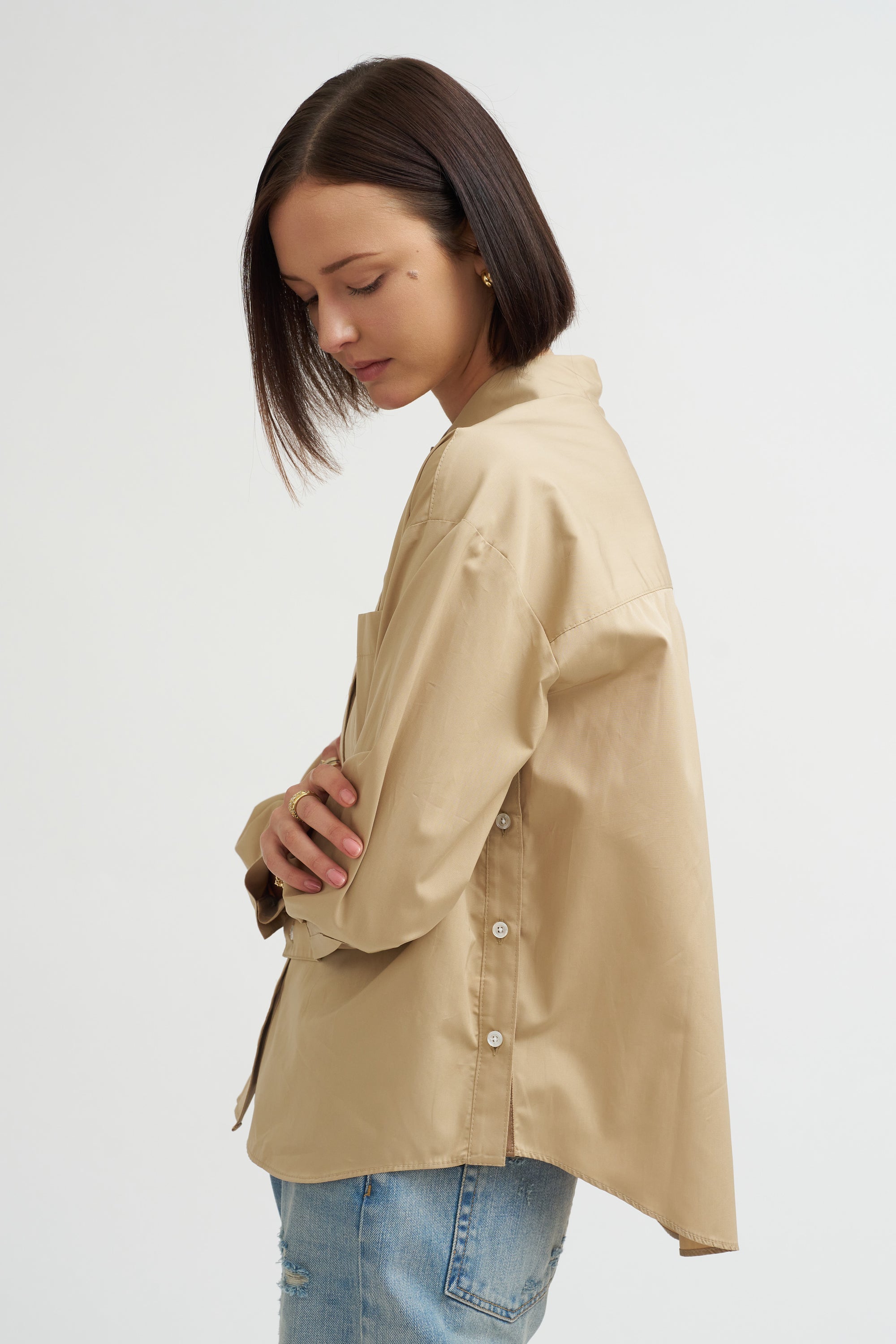 Watts - Side Button Shirt