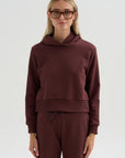 Morris Hoodie  With Snaps, Oxblood