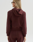 Morris Hoodie  With Snaps, Oxblood