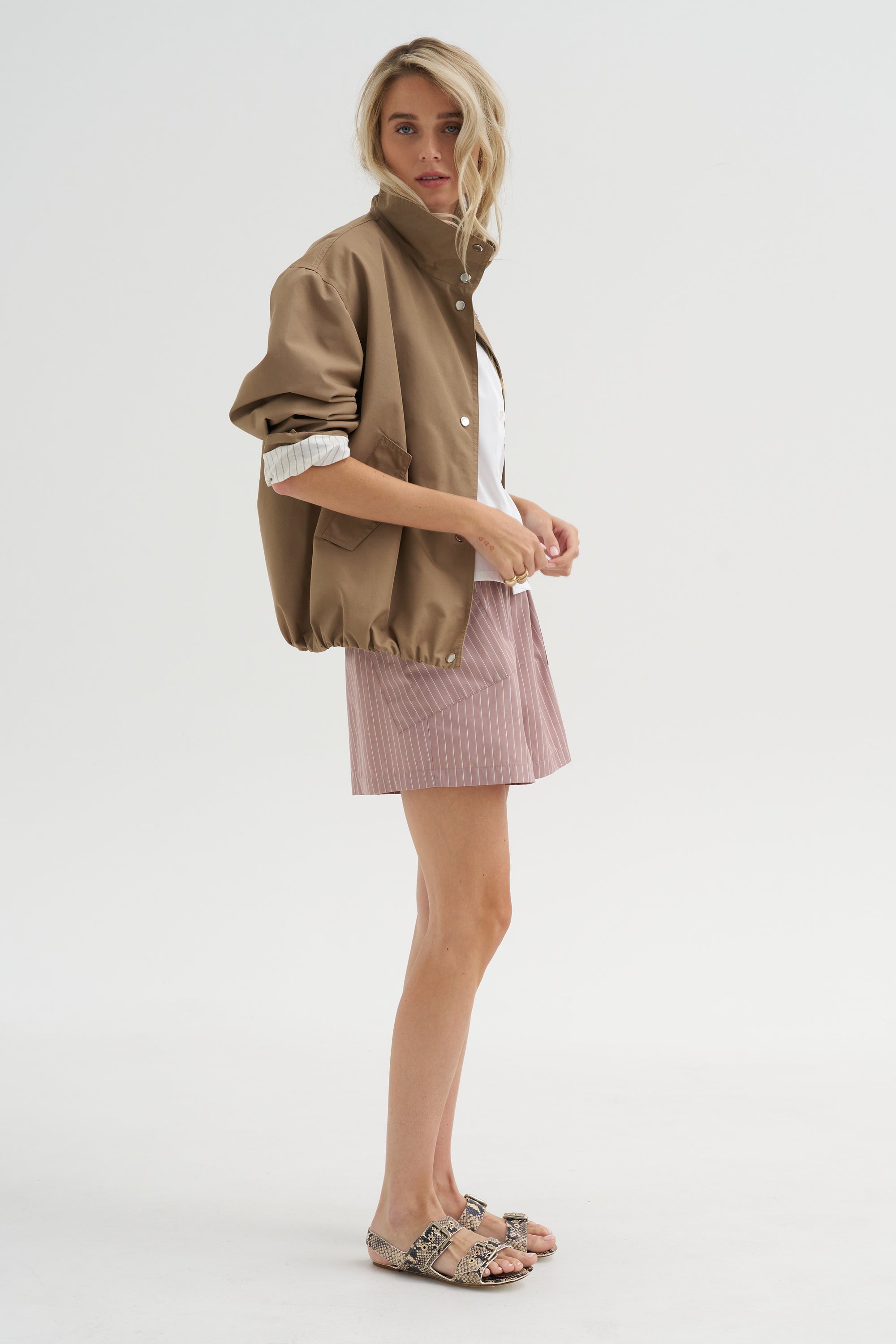 Laight - Shorts, Rose Stripe