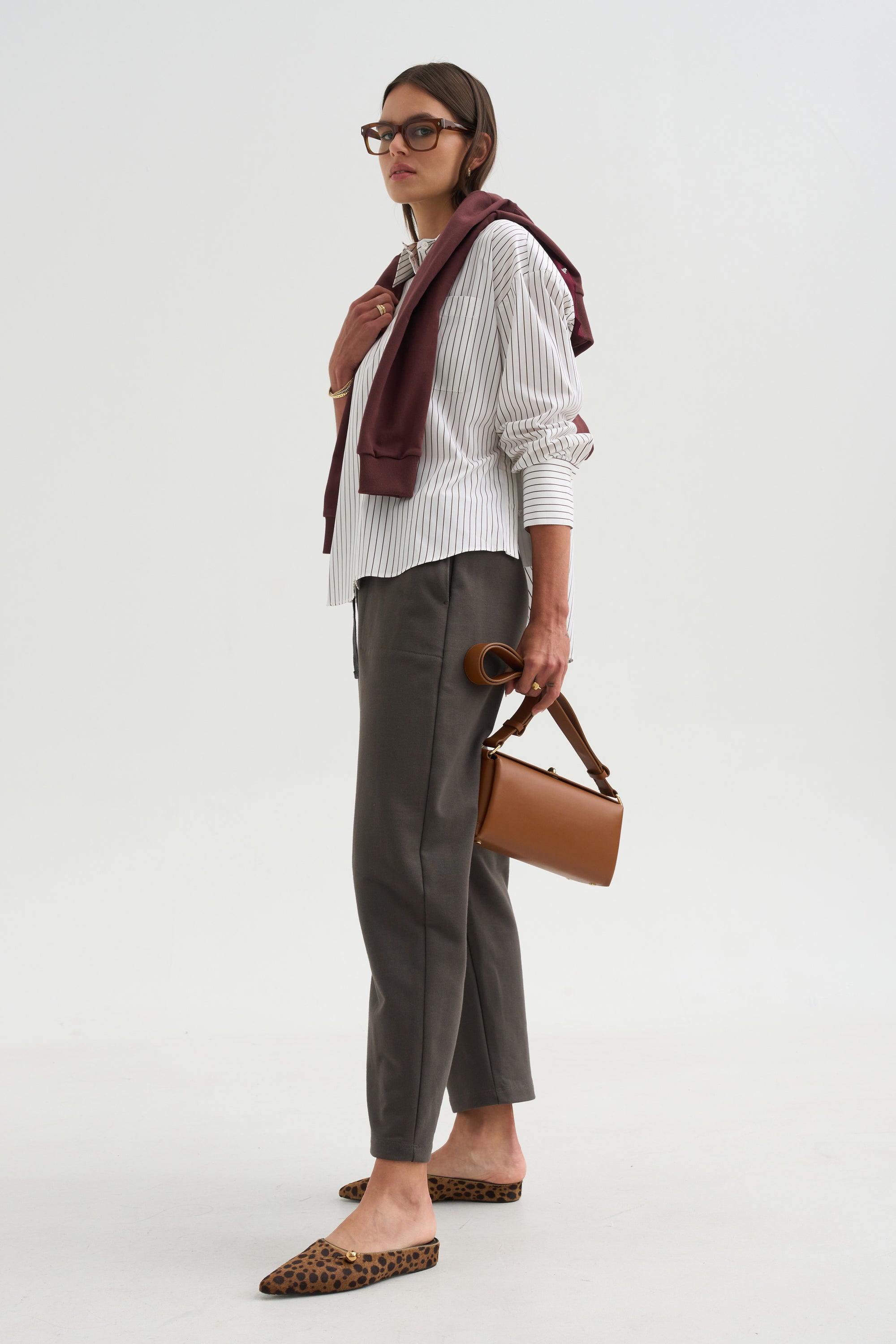 Baltic Barrel Leg Sweatpants, Granite