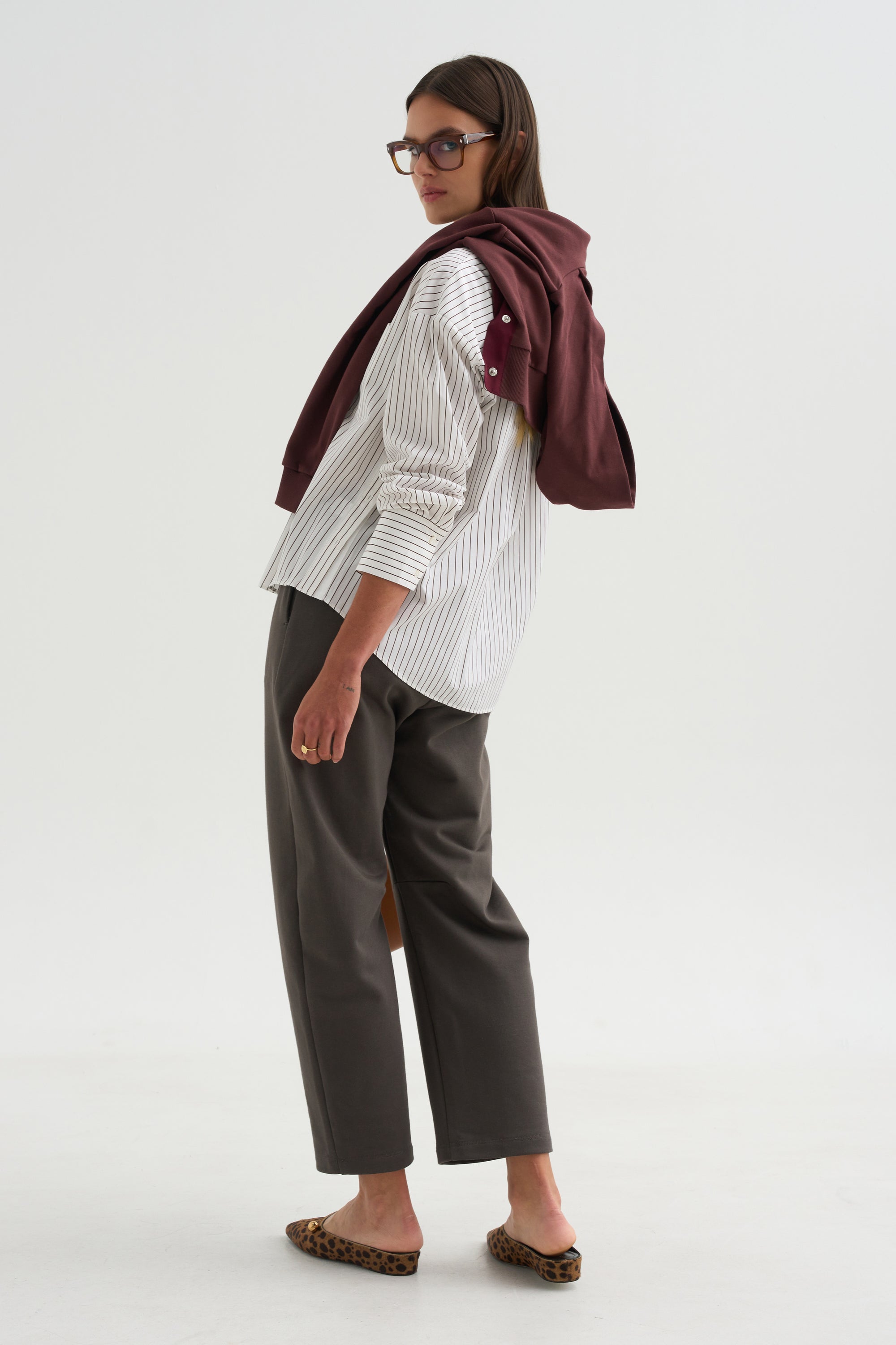 Baltic Barrel Leg Sweatpants, Granite