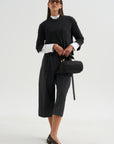 Reeve Culotte With Belt, Charcoal