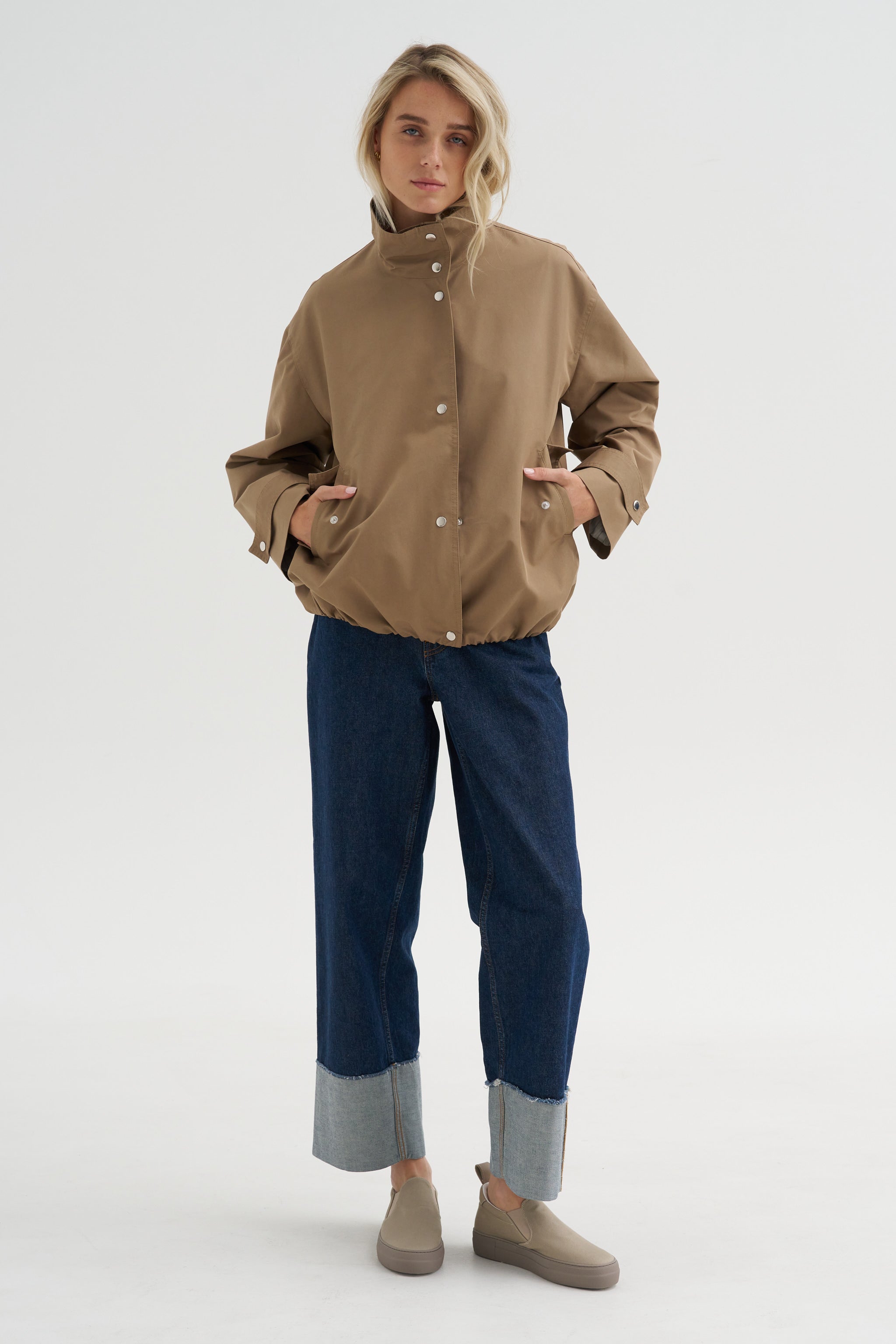 スノーボード LOGO QUILTING COLLAR JACKET KHAKI Snowboard Jacket Siroko W1 Kilimanjaro | SIROKO