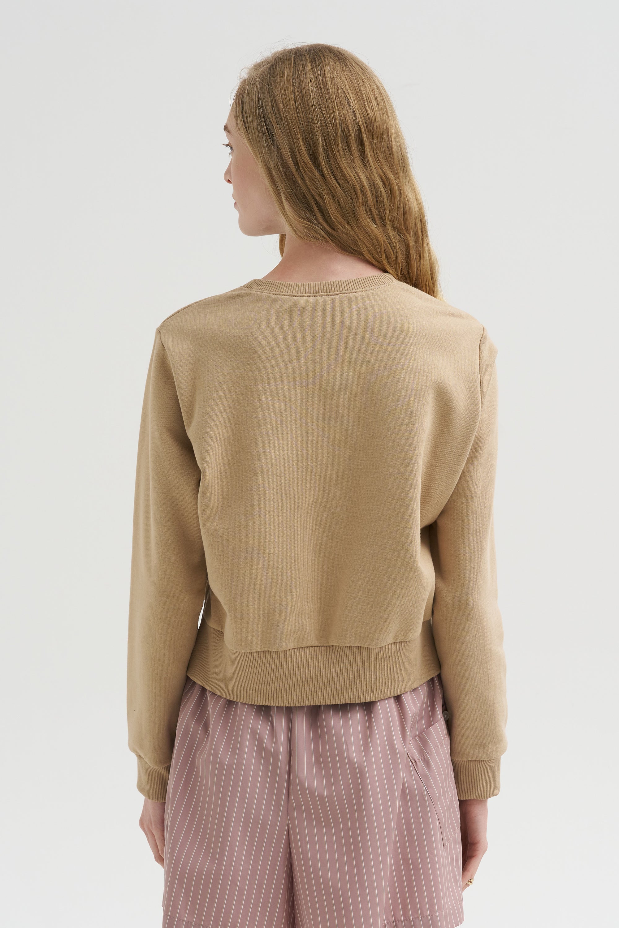 Kent - Crew Neck with Snaps, Khaki