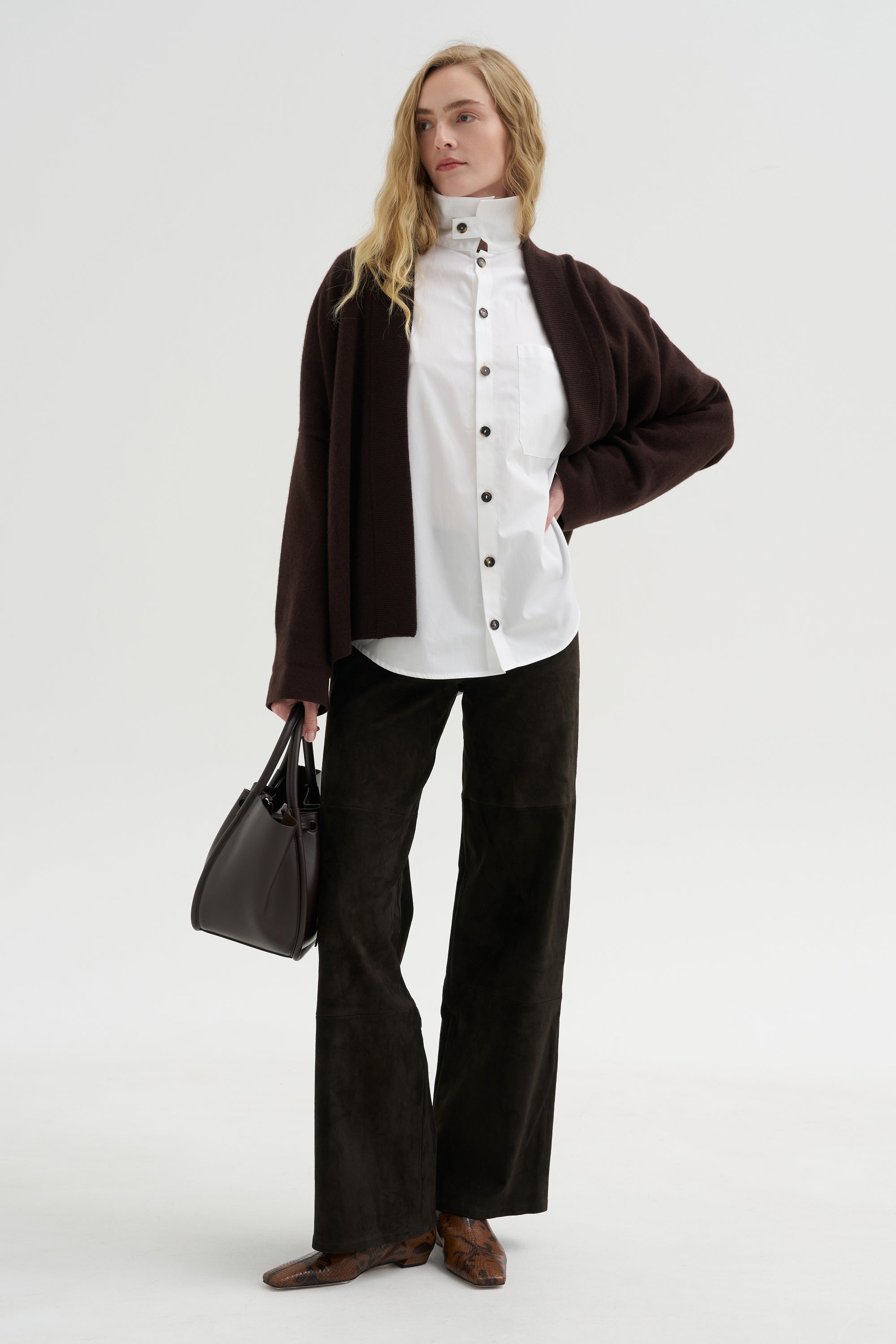 Karina - Stretch Suede, Iron