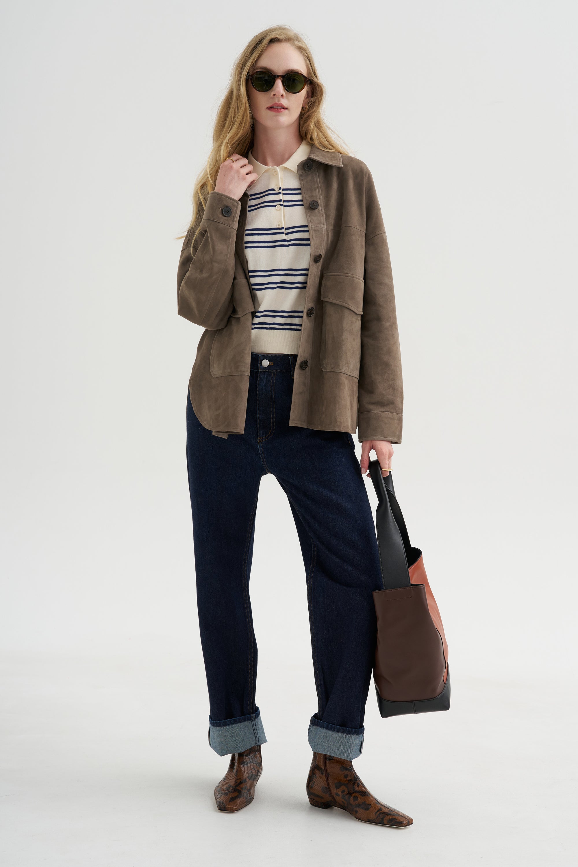 Kaylee - Lamb Suede, Soil