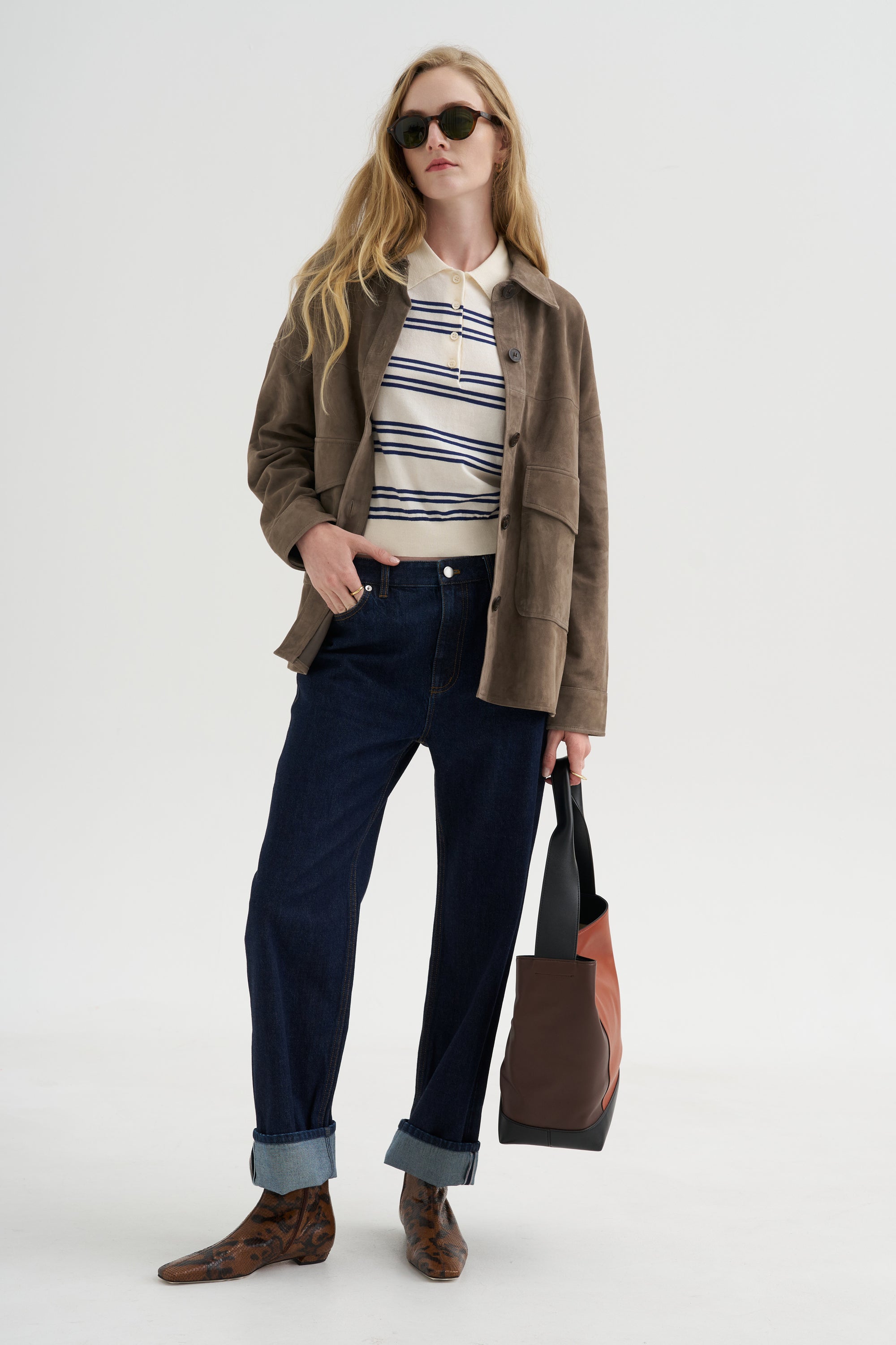 Kaylee - Lamb Suede, Soil