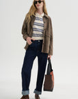 Kaylee - Lamb Suede, Soil