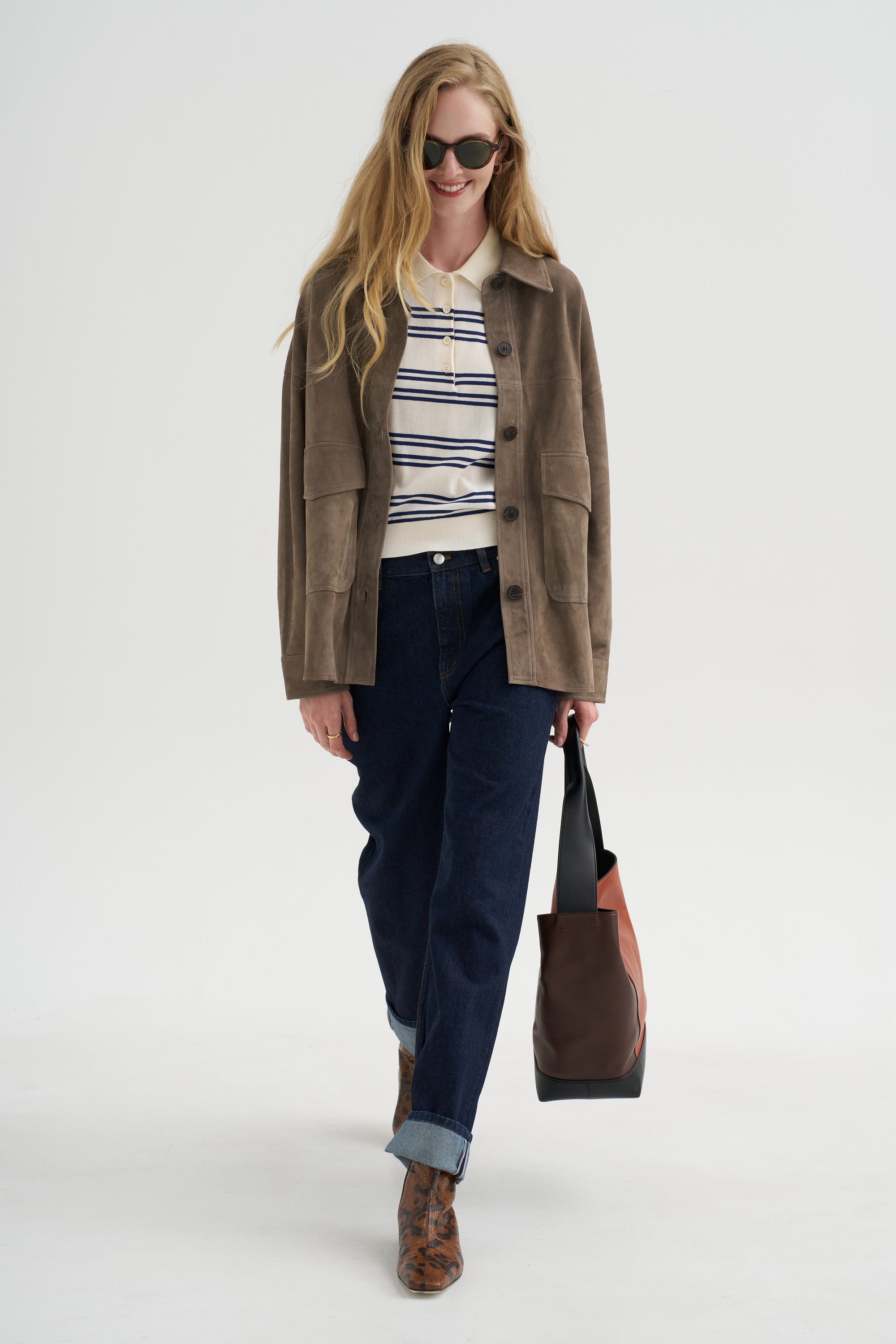 Kaylee - Lamb Suede, Soil