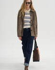 Kaylee - Lamb Suede, Soil